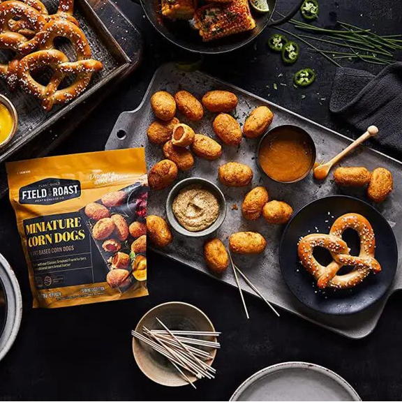 Plant-Based Mini Corn Dogs