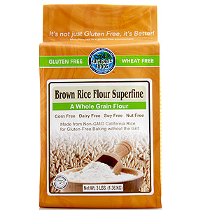 Authentic Foods Brown Rice Flour, Superfine - 50 lb