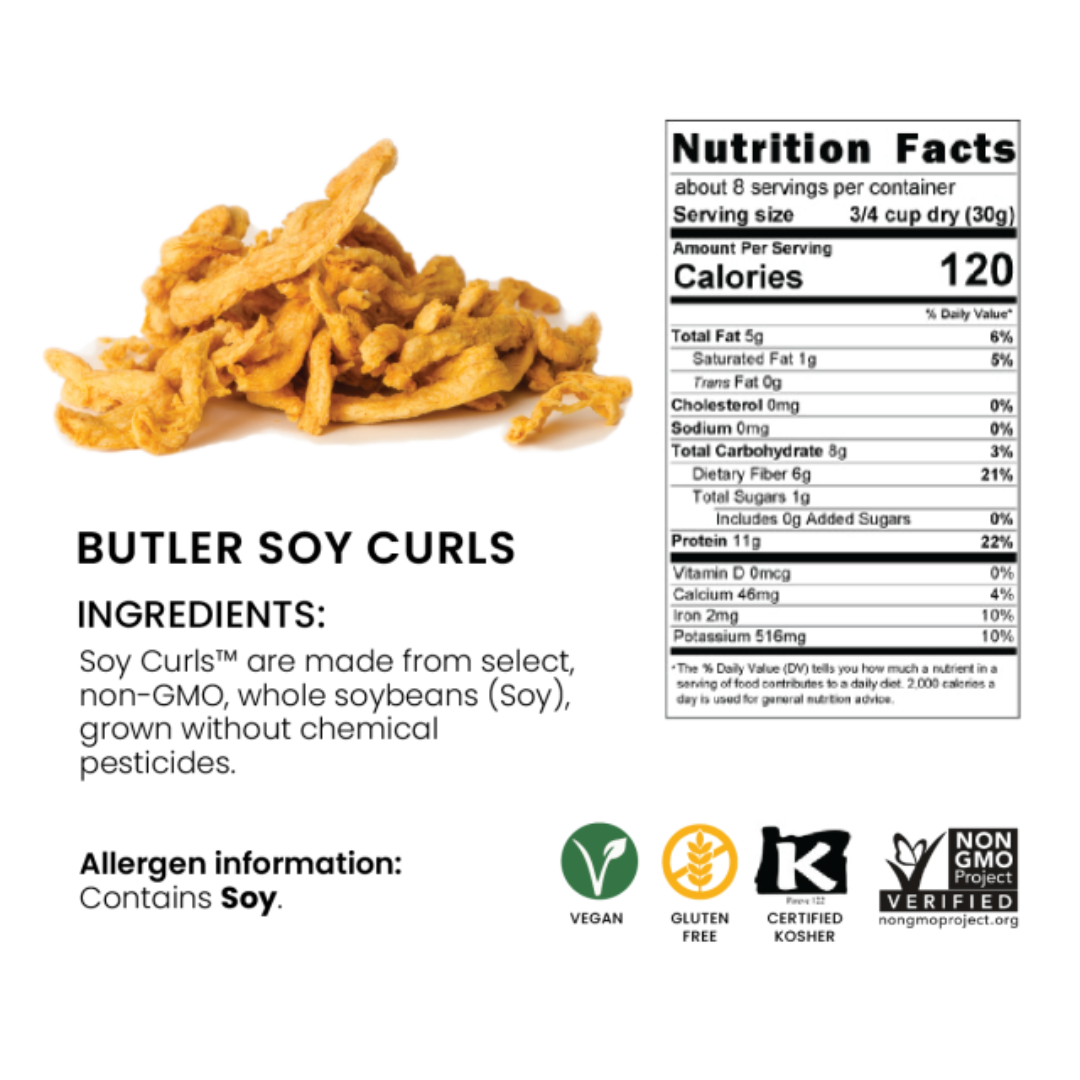 Butler Soy Curls - 12 Lb Bag