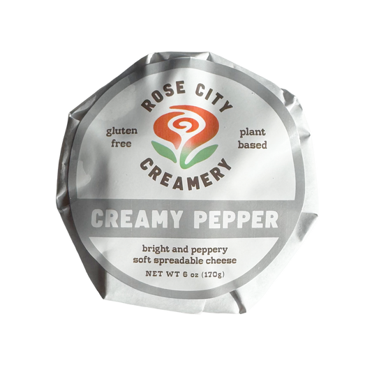 Rose City Creamery - Creamy Pepper, Chevre Style - Vegan