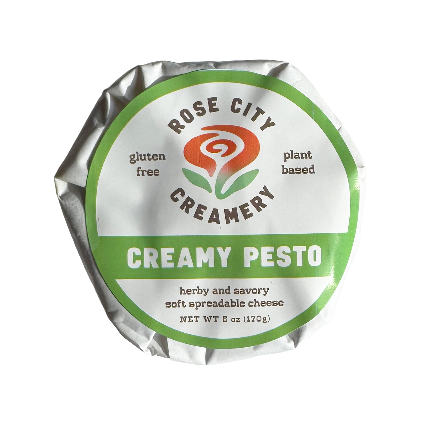 Rose City Creamery - Creamy Pesto, Chevre Style - Vegan