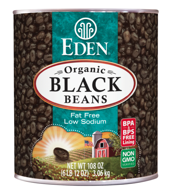 Organic Black Beans - #10 Can