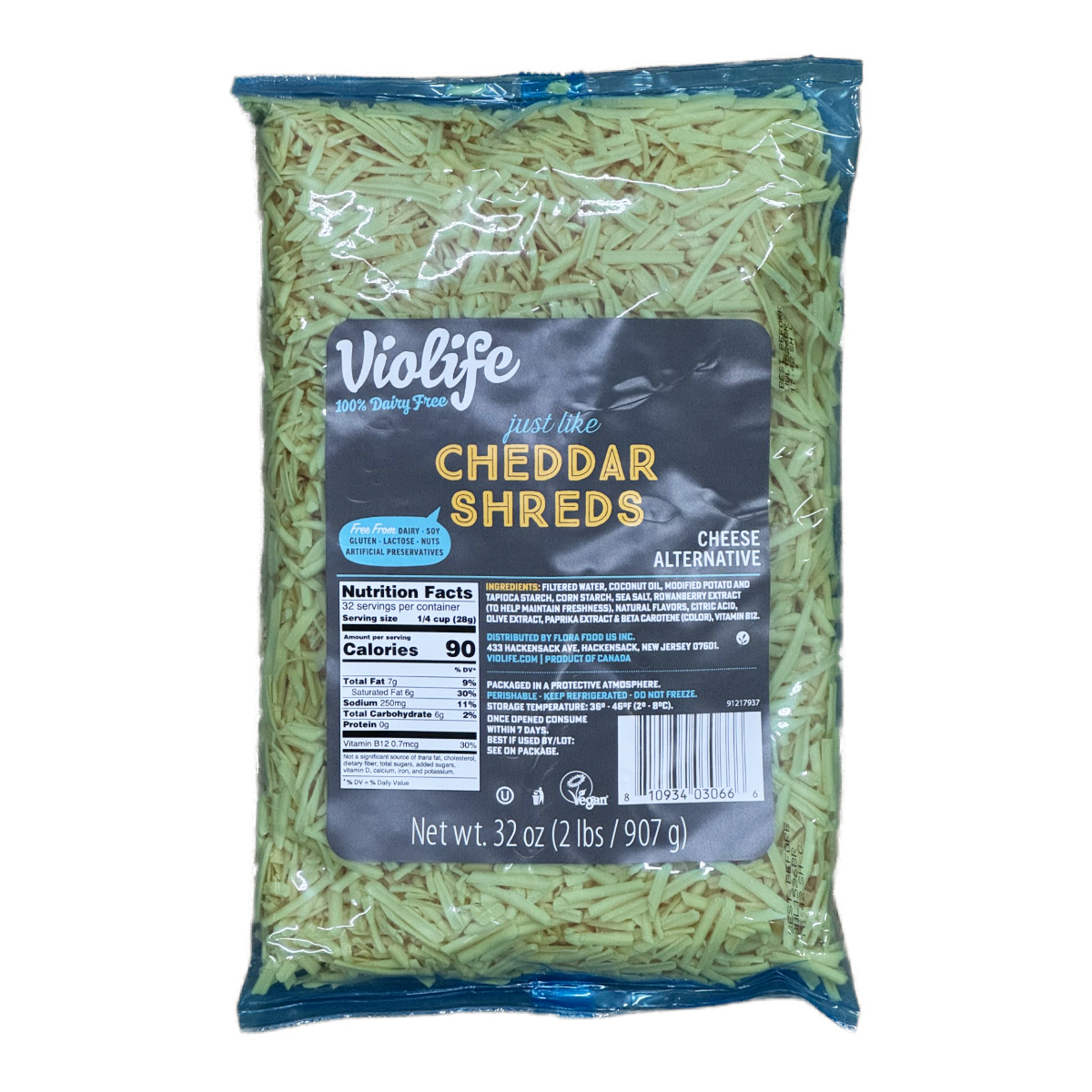 Violife Cheddar Shreds - 2 Lb