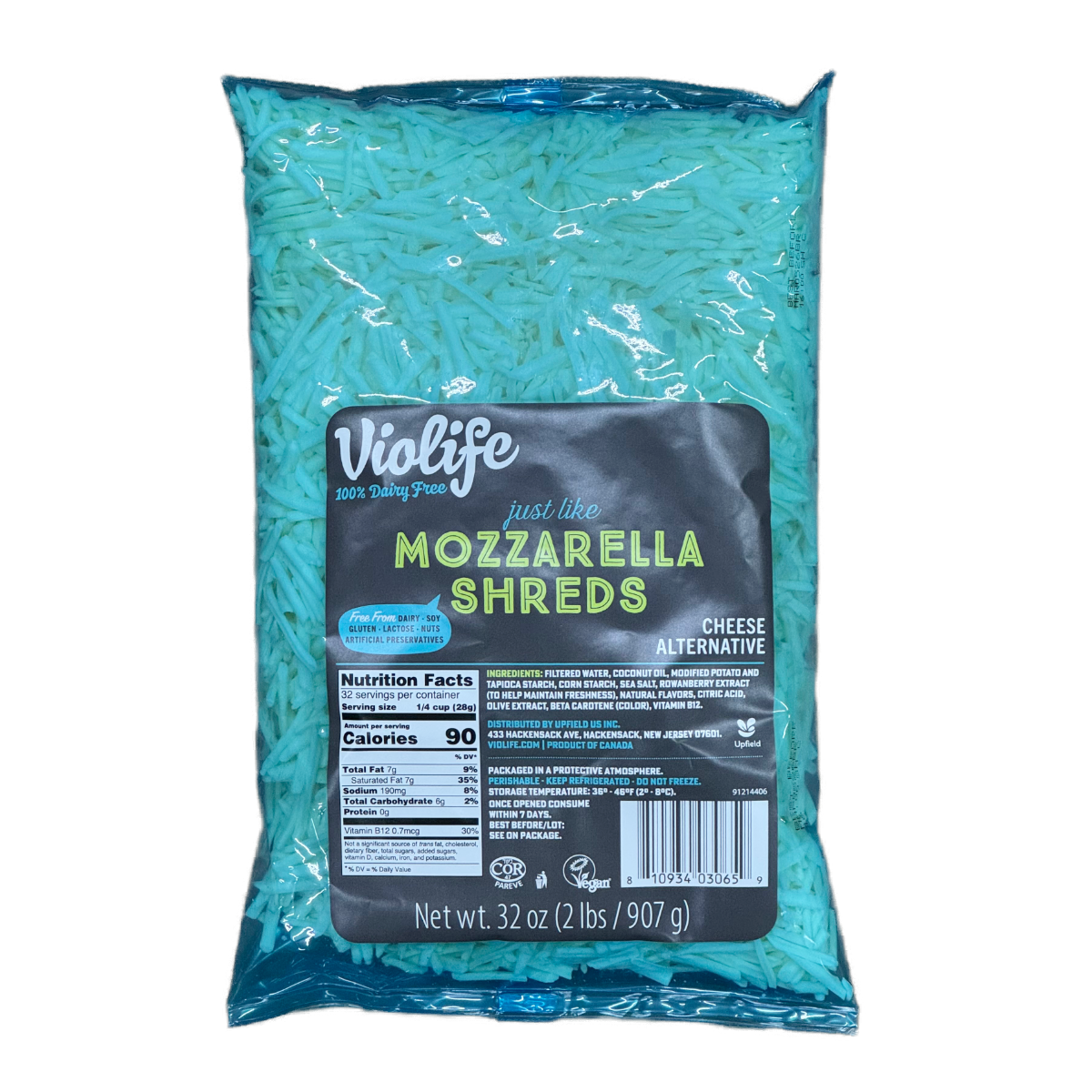 Violife Mozzarella Shreds - 2 Lb