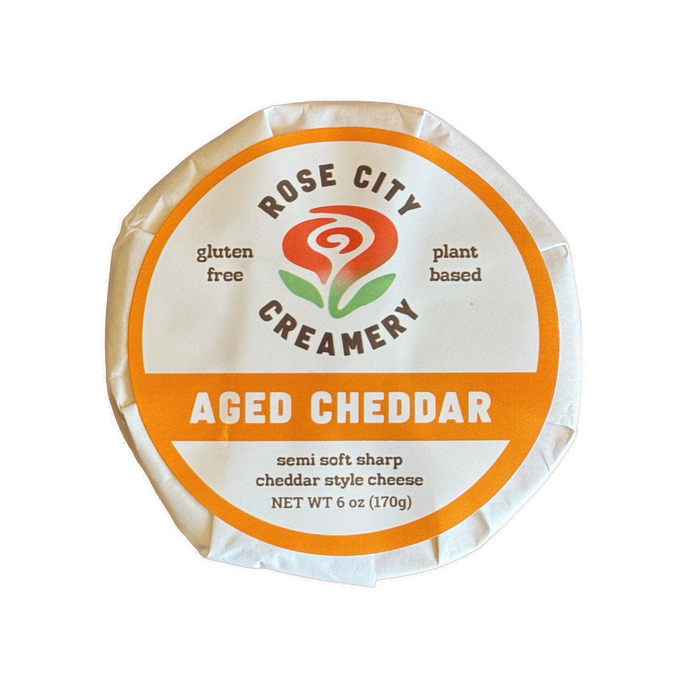 Aged Cheddar - Plant Based Artisan Cheese