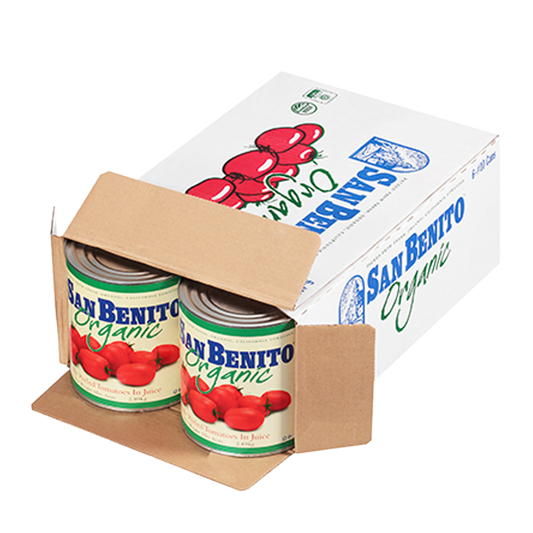 San Benito Organic Whole Peeled Tomatoes - #10 Cans