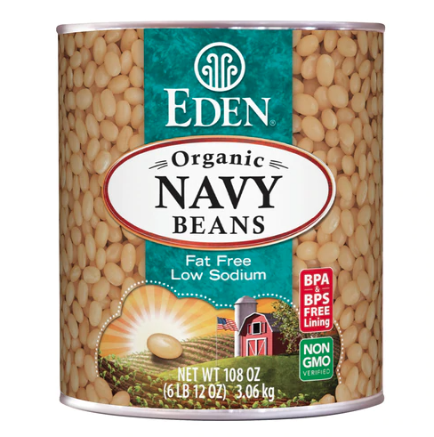 Organic Navy Beans - #10 Can