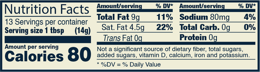 Bulk Melt Salted Butter