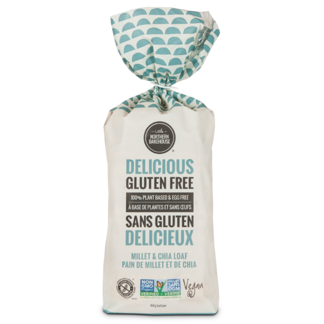 Millet & Chia Sliced GF Bread - Case of 6 Loaves