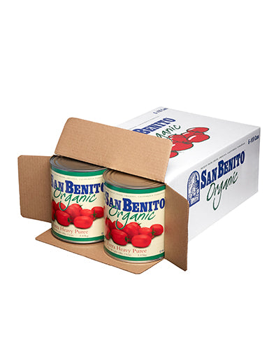 San Benito Organic Tomato Puree - #10 Cans