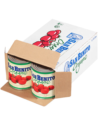 San Benito Organic Whole Peeled Tomatoes - #10 Cans