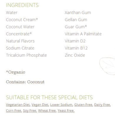 Pacific Foods Organic Unsweetened Coconut Milk, 32 Oz - 3 Pack