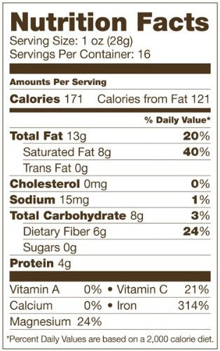 Organic Raw Cacao Paste - 5 Lbs