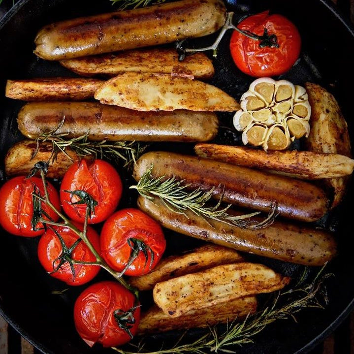 Plant-Based Smoked Apple & Sage Sausage