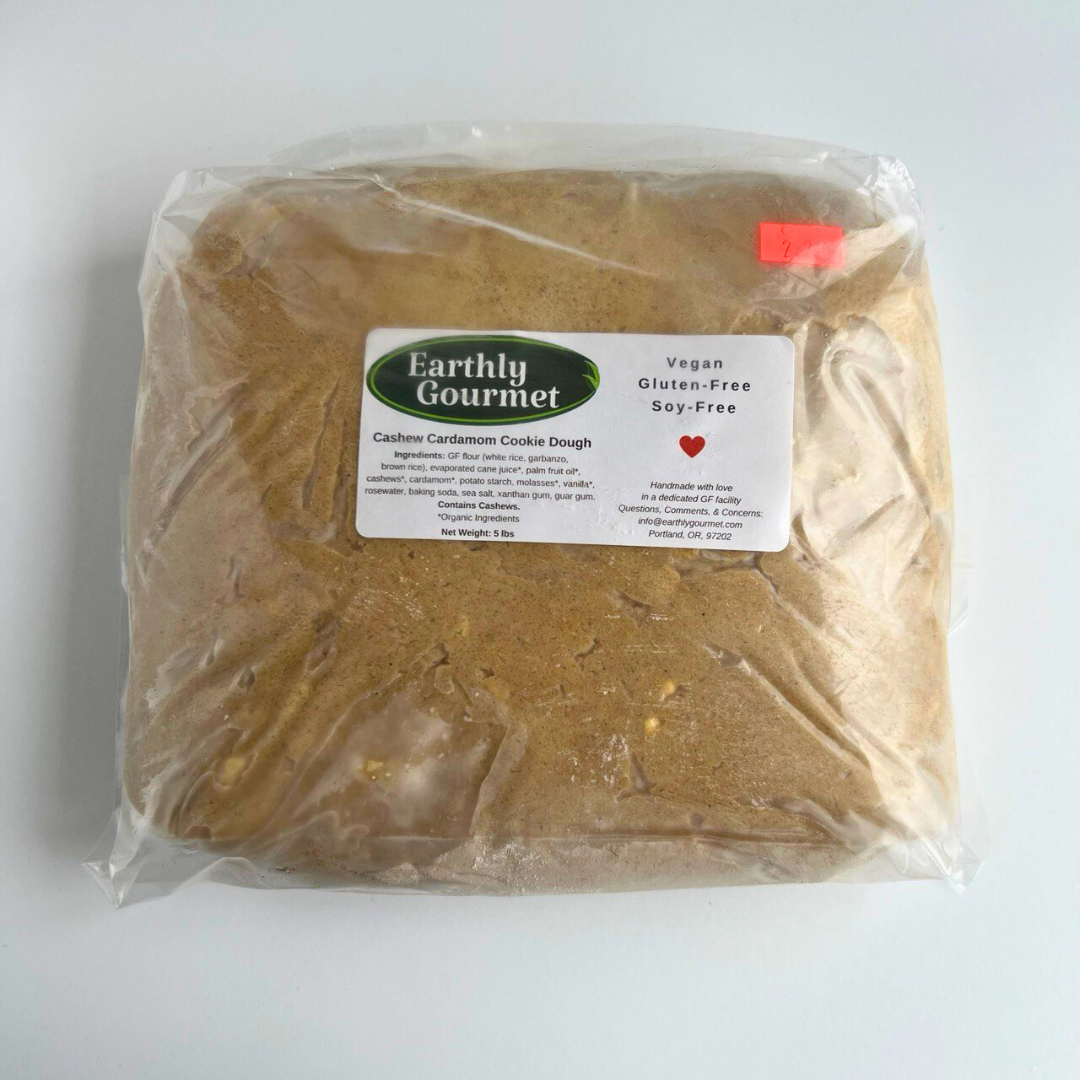 GF & Vegan Cookie Dough - Cashew Cardamom - 5 lbs