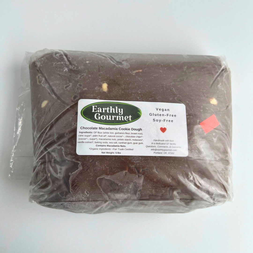 GF & Vegan Cookie Dough - Chocolate Macadamia - 5 lbs