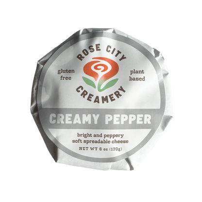 Rose City Creamery - Creamy Pepper, Chevre Style - Vegan