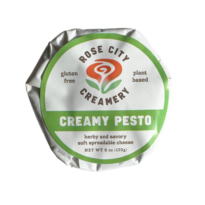 Rose City Creamery - Creamy Pesto, Chevre Style - Vegan