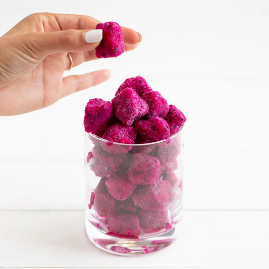Organic Dragon Fruit - Bite-Sized Pieces