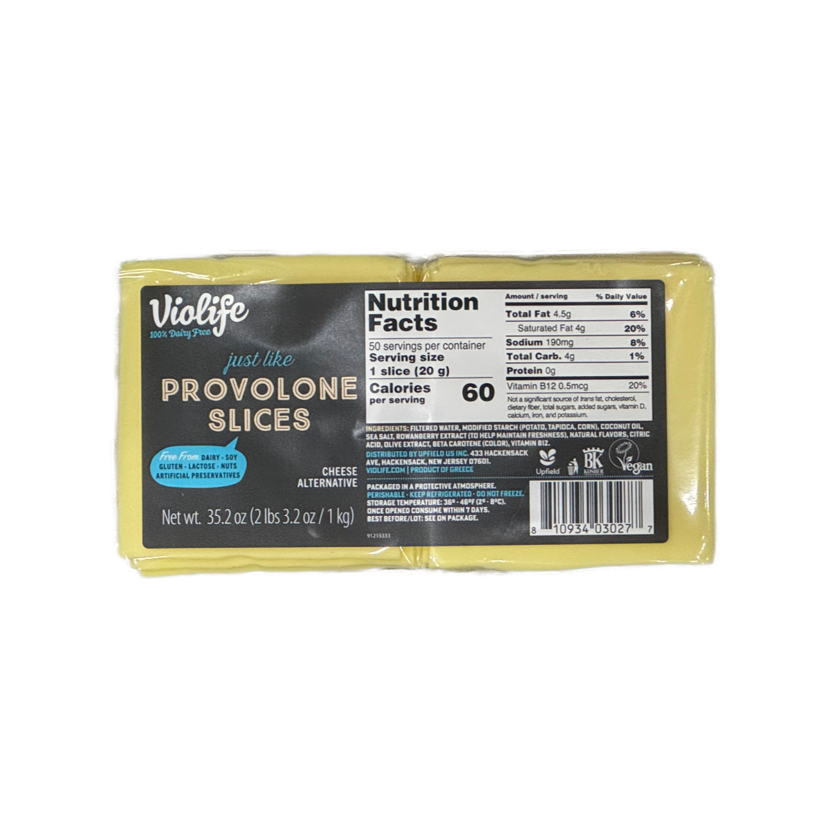 Violife Just Like Provolone Slices - 50 Count