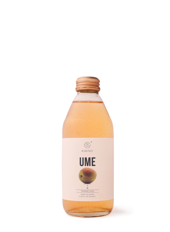 Kimino Ume Sweetened Sparkling Soda - 8.45 oz X 24