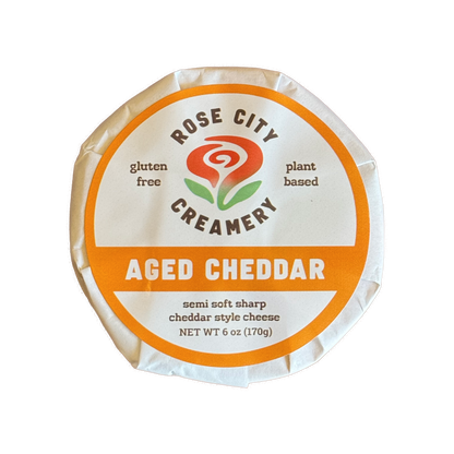 Aged Cheddar - Plant Based Artisan Cheese