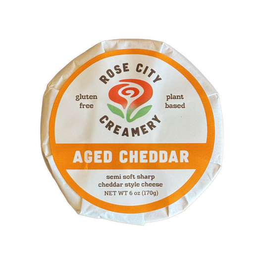 Aged Cheddar - Plant Based Artisan Cheese