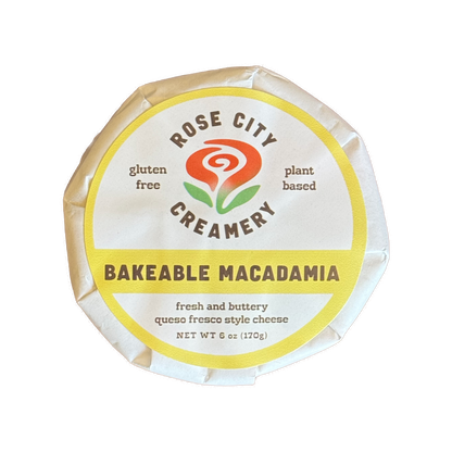 Bakeable Macadamia - Plant Based Artisan Cheese