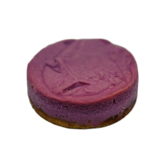 Cultured Kindness Ube Cheesecake