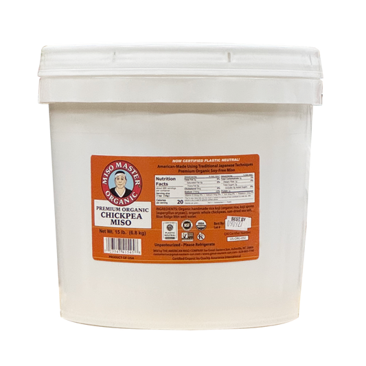 Miso Master Organic Miso - Chickpea (Soy Free), 15 Lb