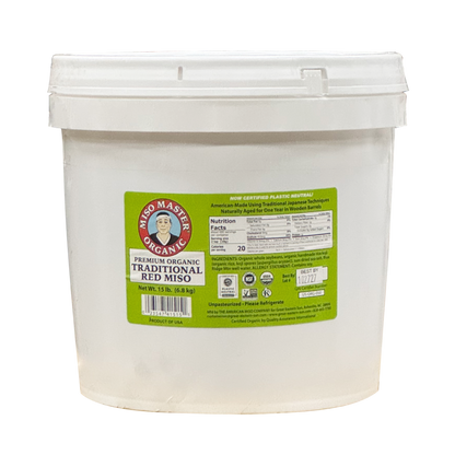 Miso Master Organic Miso - Traditional Red, 15 Lb