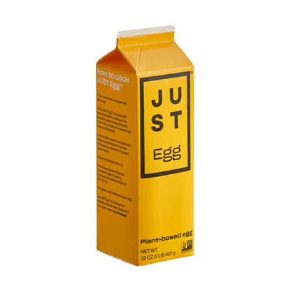 Yellow carton of JUST Egg
