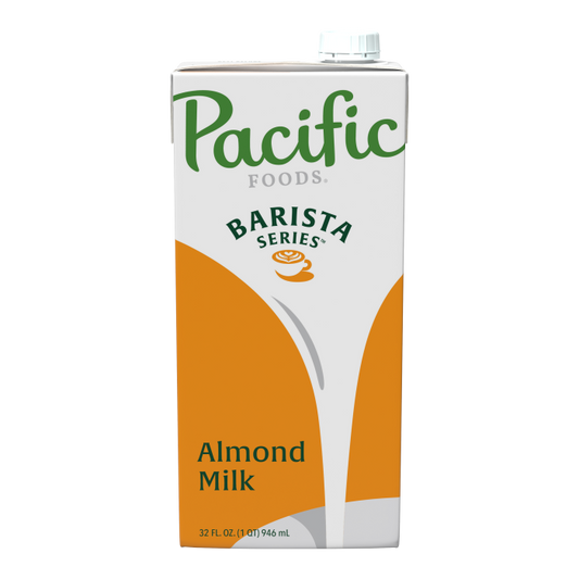 Carton of Pacific Foods Barista Series Almond Milk