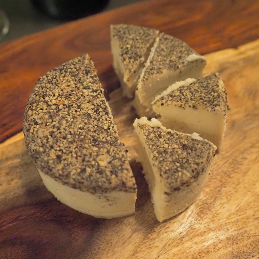 Rose City Creamery - Pepper Chevre - Plant Based Artisan Cheese