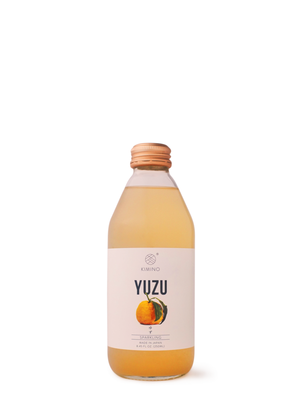 Kimino Yuzu Sweetened Sparkling Soda - 8.45 oz X 24