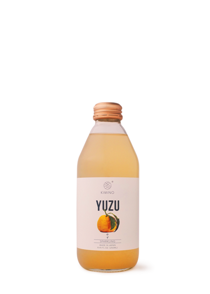 Kimino Yuzu Sweetened Sparkling Soda - 8.45 oz X 24