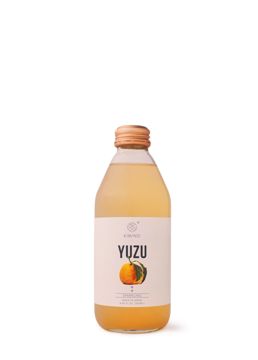 Kimino Yuzu Sweetened Sparkling Soda - 8.45 oz X 24