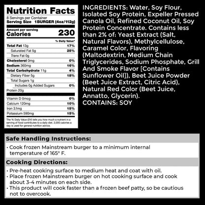 Mainstream Burger Patty