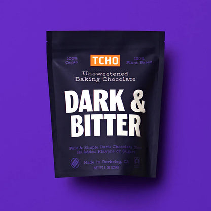TCHO Dark & Bitter 100% Cacao