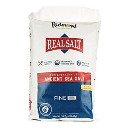 Real Salt - Fine Granular - 25 LB